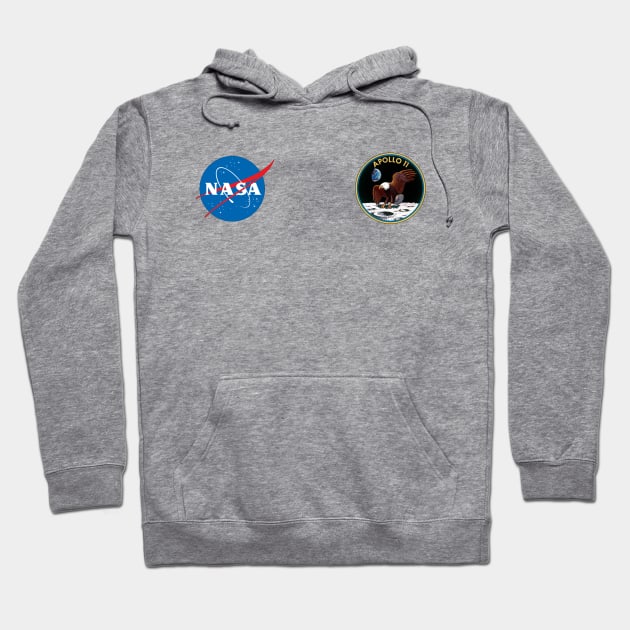 NASA Apollo 11 mission 50th anniversary (1969 - 2019) Hoodie by Science_is_Fun